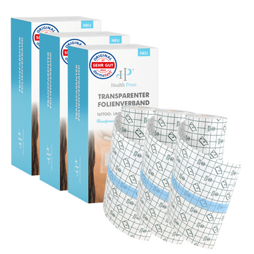 Transparenter Folienverband 3er Set