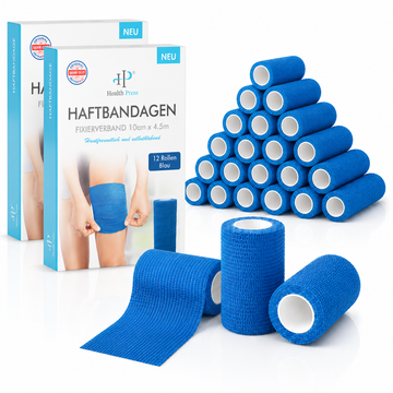 Haftbandage - 12 x (10cm x 4,5m) 2er Set