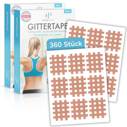 Health Press Gittertape Cross Tape 2er Set